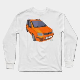 Orange Fiat Panda “Gracie” Long Sleeve T-Shirt